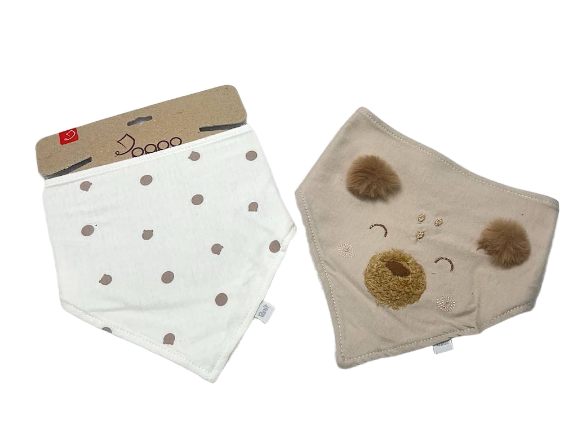 پیشبند دستمال گردنی دو عددی  حوله ای پاپو papo