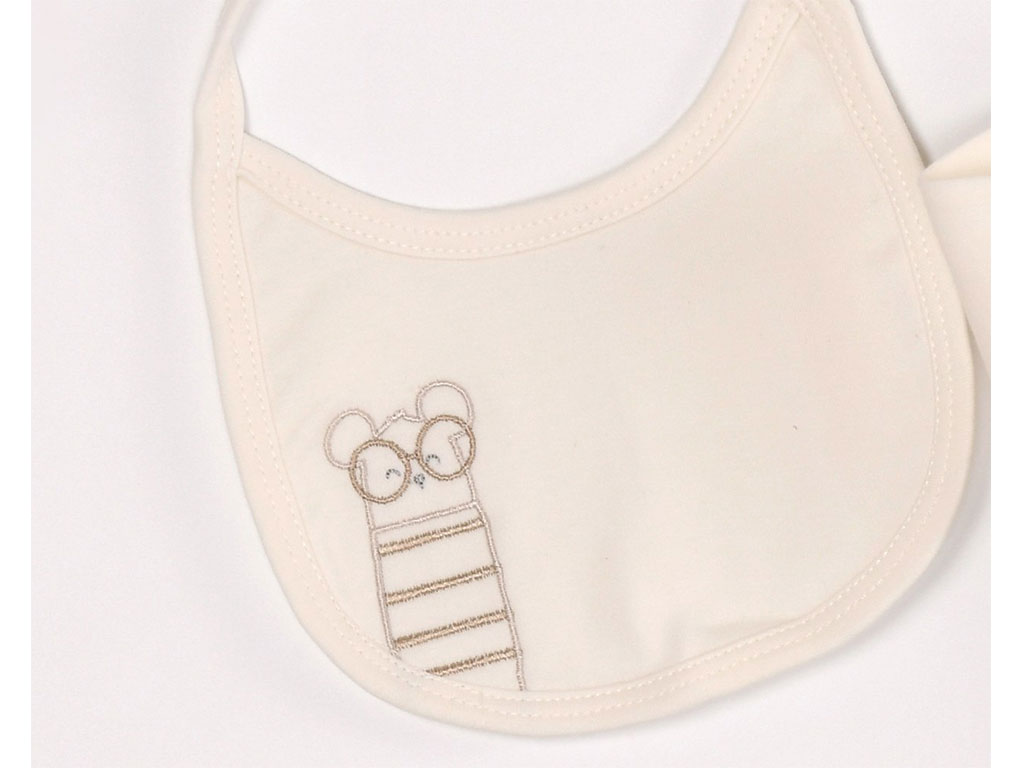 ست 7 تکه بیمارستانی نوزادی دخترانه طرح موش کوچولو پاپو papo