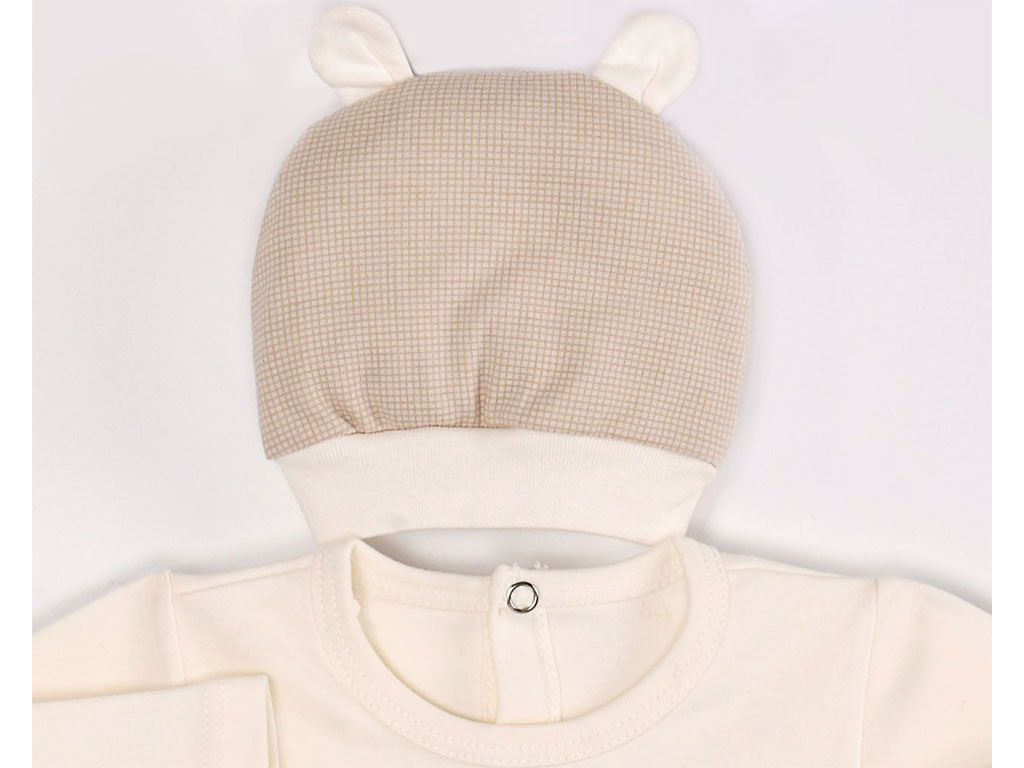 ست 7 تکه بیمارستانی نوزادی دخترانه طرح موش کوچولو پاپو papo