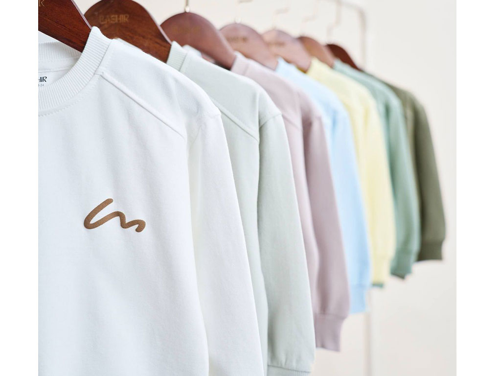 بلوز آستین بلند دورس رنگ سفید  بشیر Bashir