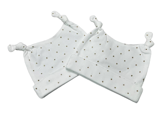 کلاه  دو گوش نوزادی دخترانه رنگ شیری طرح لیتل فاکس پاریز Pariz