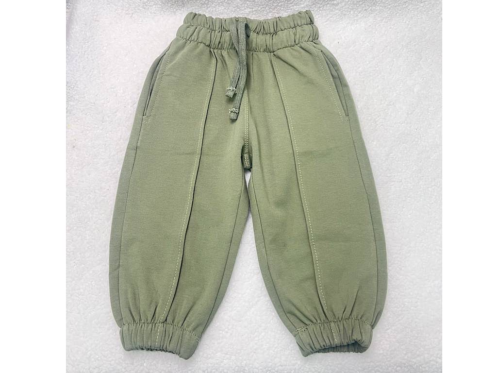 شلوار راحتی مدل جاگر رنگ سبز سدری بشیر Bashir