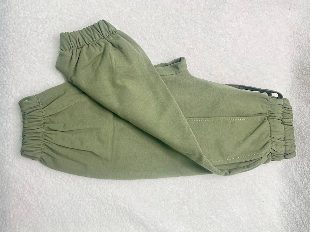 شلوار راحتی مدل جاگر رنگ سبز سدری بشیر Bashir