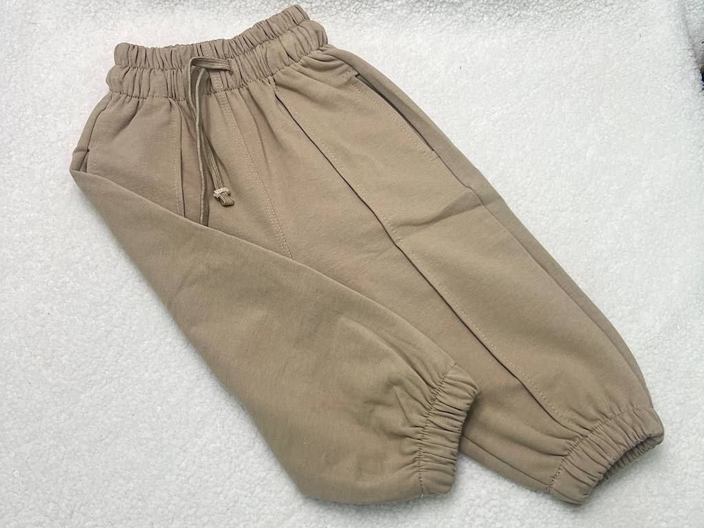 شلوار راحتی مدل جاگر رنگ خاکی بشیر Bashir