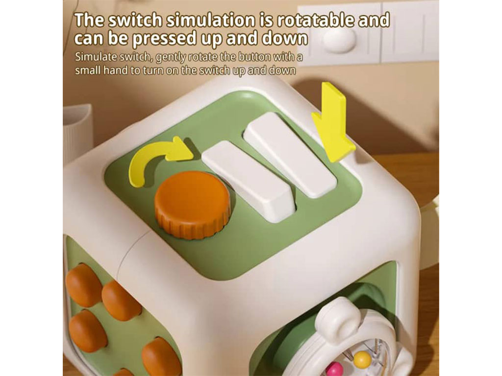 مکعب بیزی کیوب یا بیزی بال 6 وجهی اسباب بازی