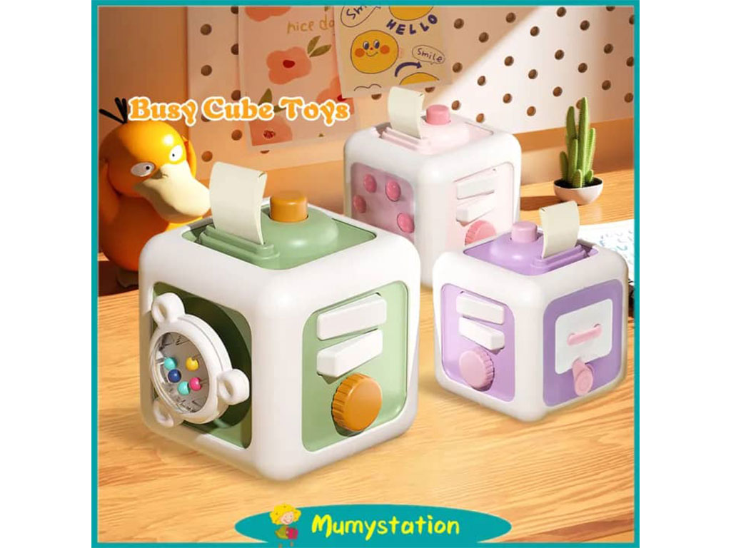 مکعب بیزی کیوب یا بیزی بال 6 وجهی اسباب بازی