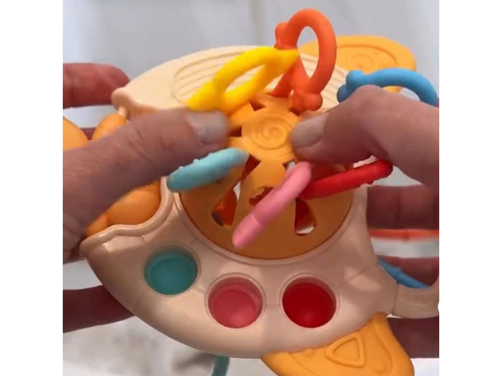 بیزی کیوب یا بیزی بال دندانگیر دار طرح تایگر