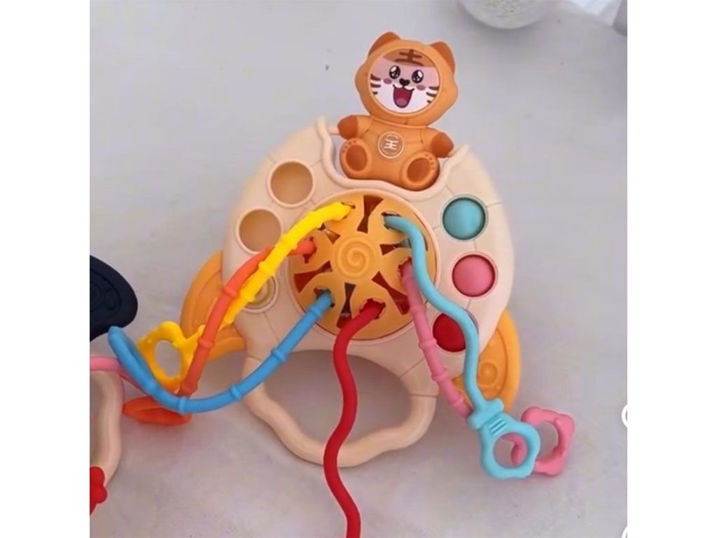 بیزی کیوب یا بیزی بال دندانگیر دار طرح تایگر