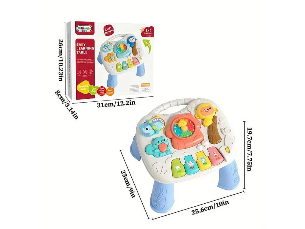 میز بازی موزیکال اسباب بازی