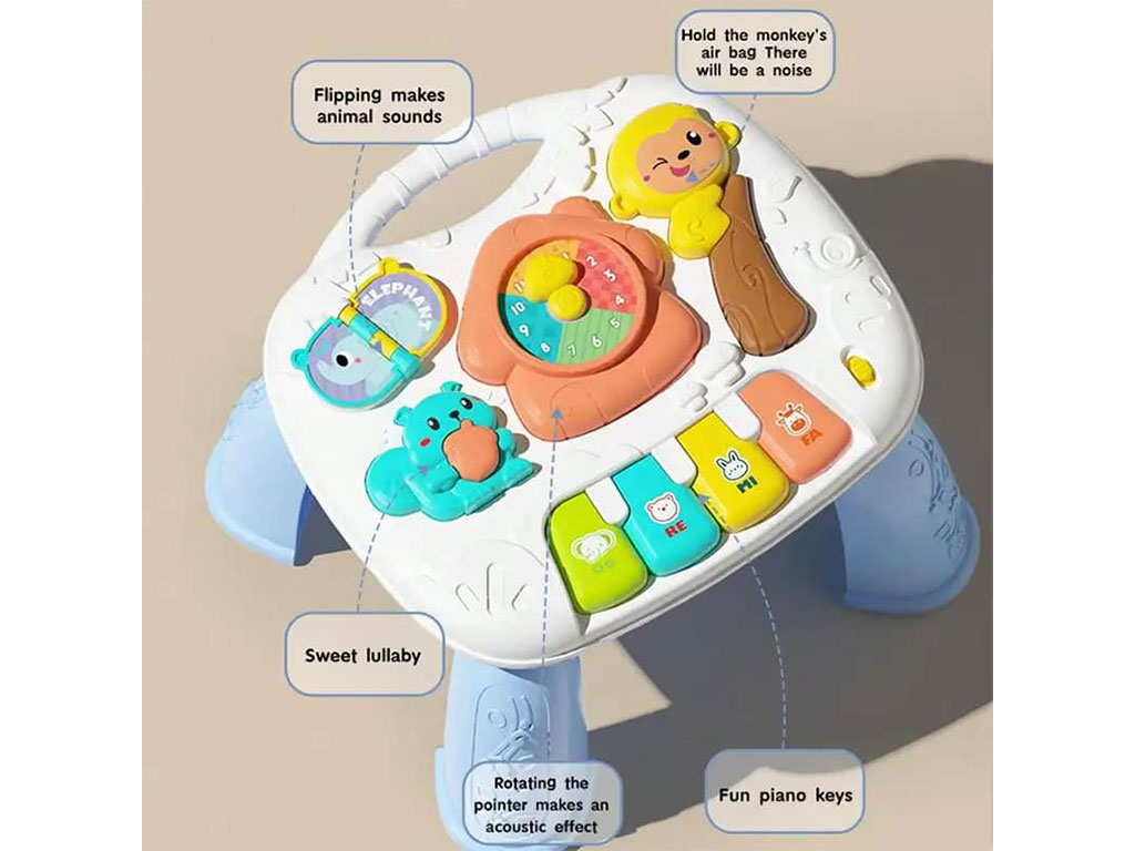 میز بازی موزیکال اسباب بازی