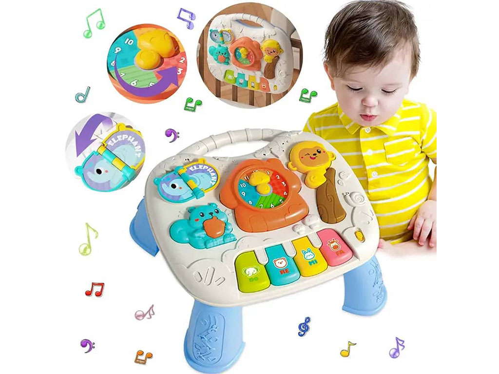 میز بازی موزیکال اسباب بازی