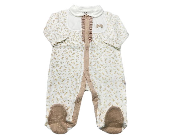 سرهمی جورابدار نوزادی دخترانه مدل سوئیت پاریز Pariz