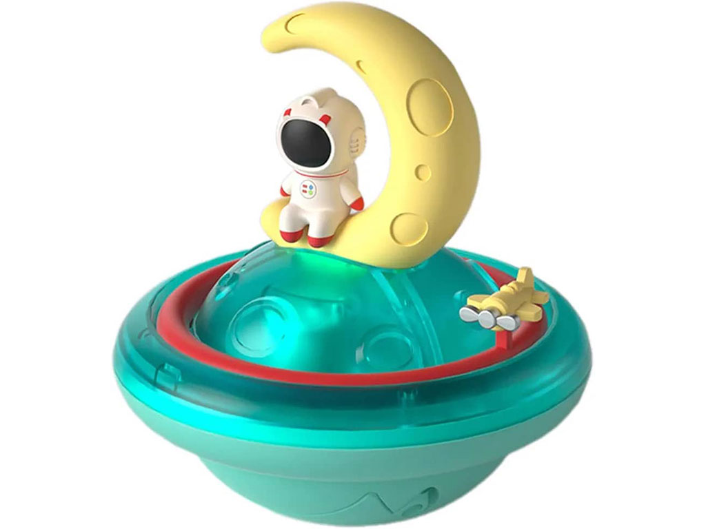 دوش حمام و فواره شناور باتری خور شارژی طرح فضایی