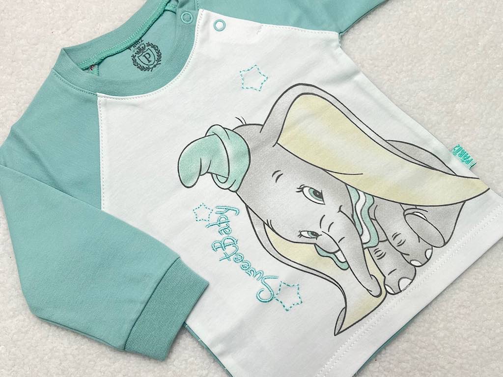 بلوز آستین بلند نوزادی پسرانه طرح دامبو پاریز Pariz