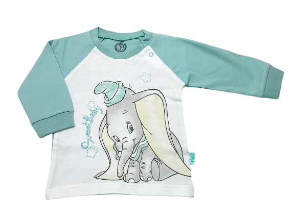 بلوز آستین بلند نوزادی پسرانه طرح دامبو پاریز Pariz