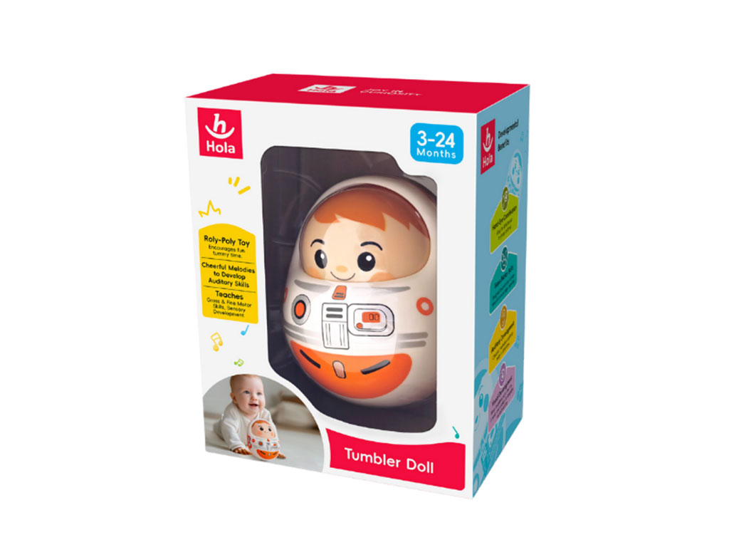 جغجغه مدل فضانورد تعادلی تخم مرغی هولا hola