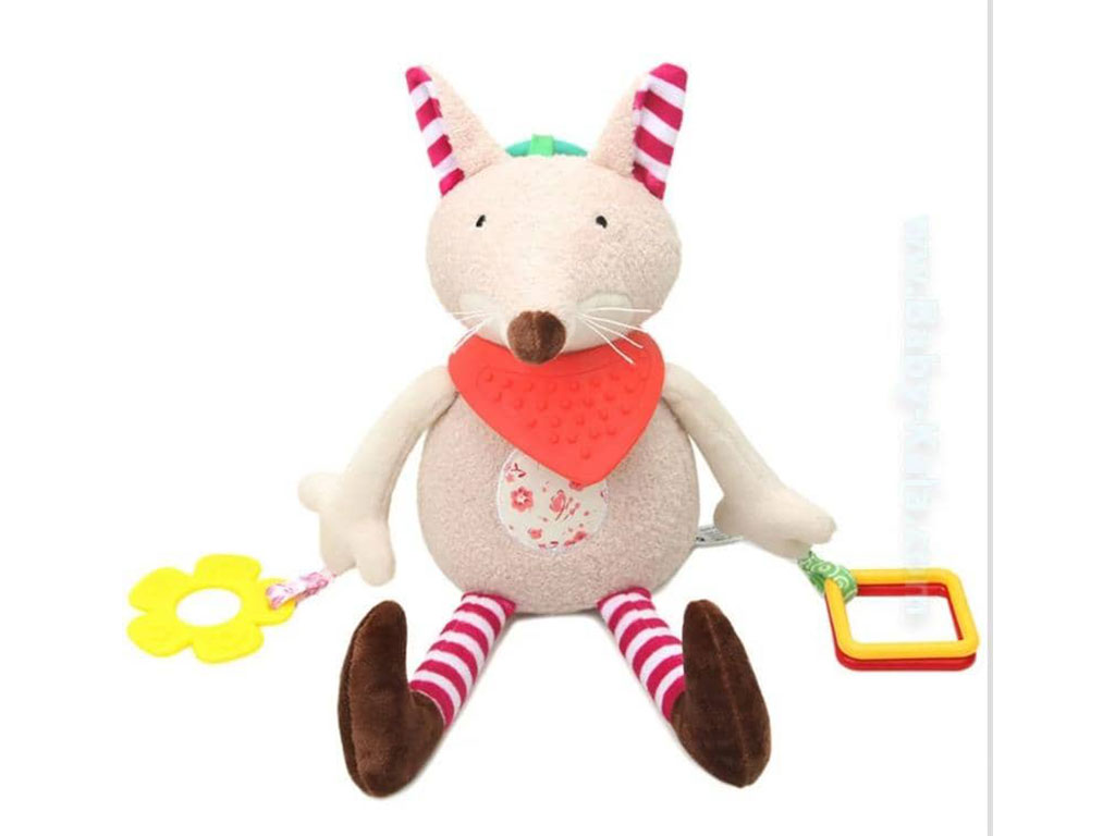 دندانگیر و آویز بزرگ جغجغه ای کریر بی بی اسکای  bb sky