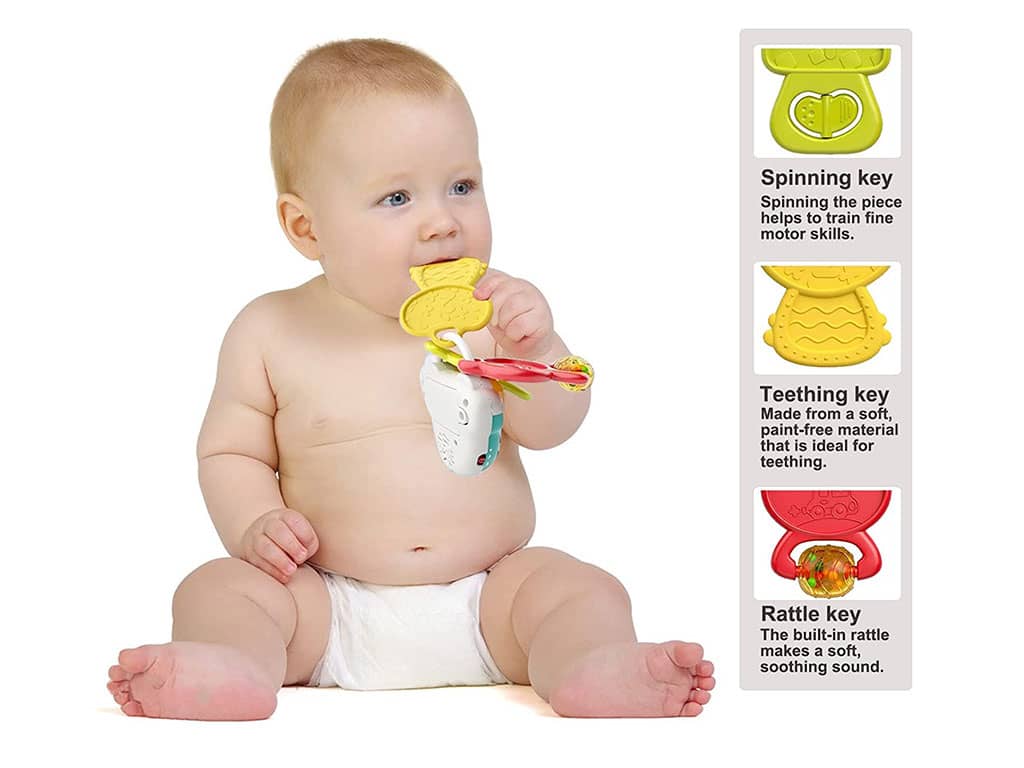 دندانگیر و جا سوئیچی موزیکال و چراغدار هولا hola