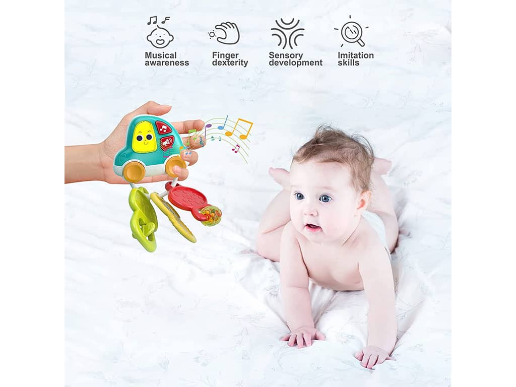 دندانگیر و جا سوئیچی موزیکال و چراغدار هولا hola