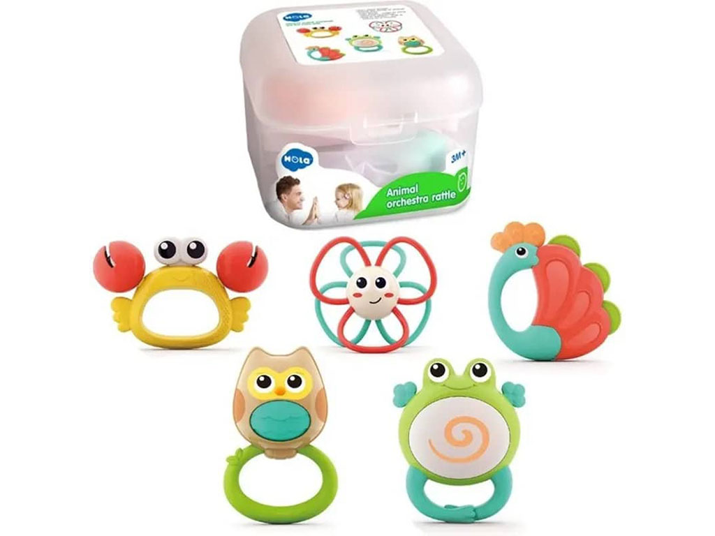 دندانگیر نوزادی طرح حیوانات هولا hola