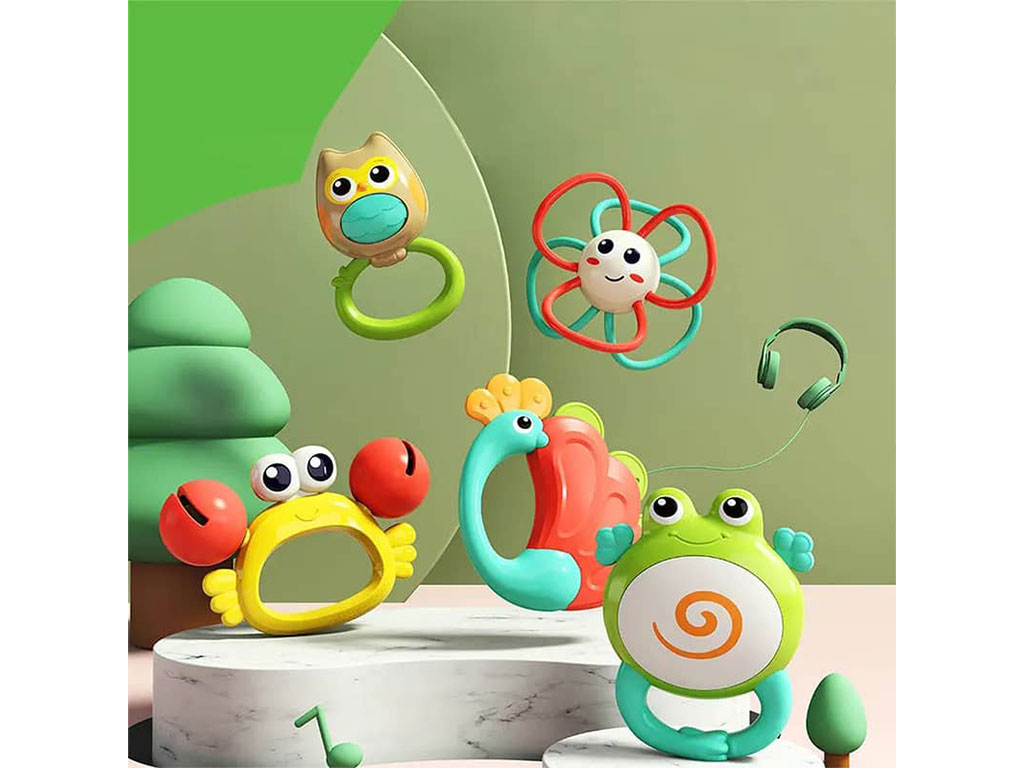 دندانگیر نوزادی طرح حیوانات هولا hola