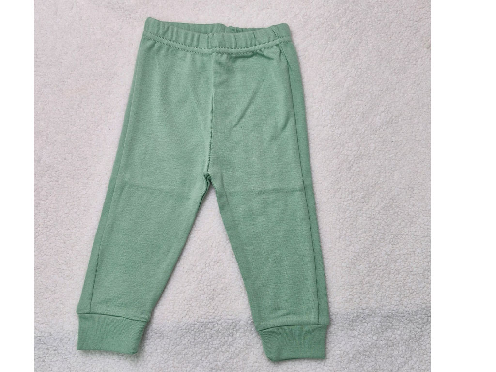 شلوار راحتی نوزادی سبز رنگ