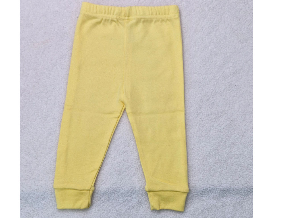 شلوار راحتی نوزادی لیمویی  رنگ