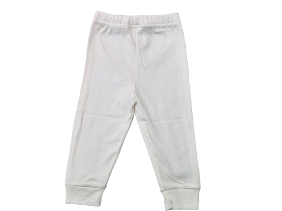 شلوار راحتی نوزادی سفید رنگ