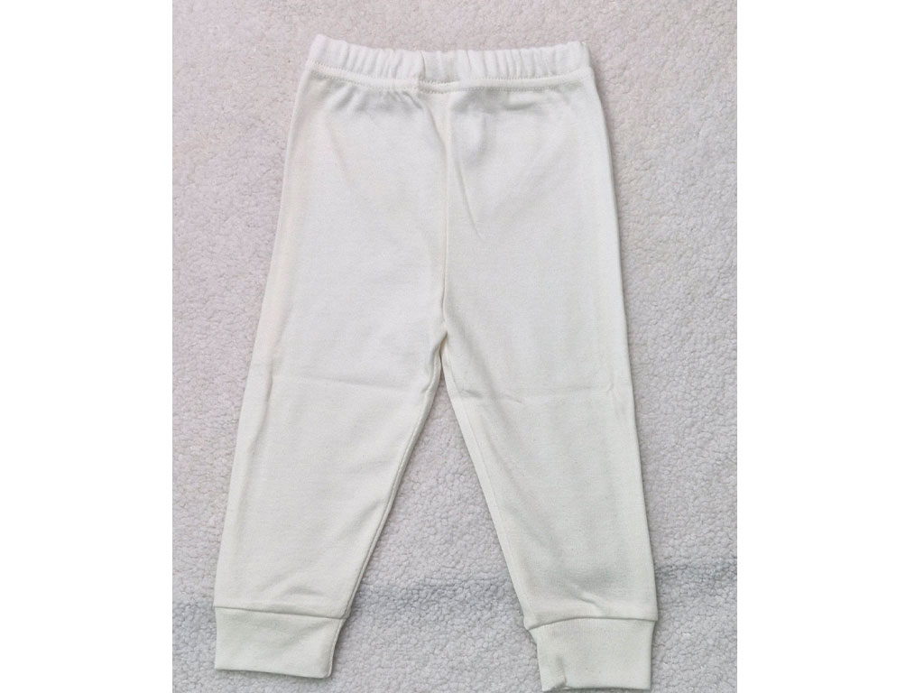 شلوار راحتی نوزادی سفید رنگ