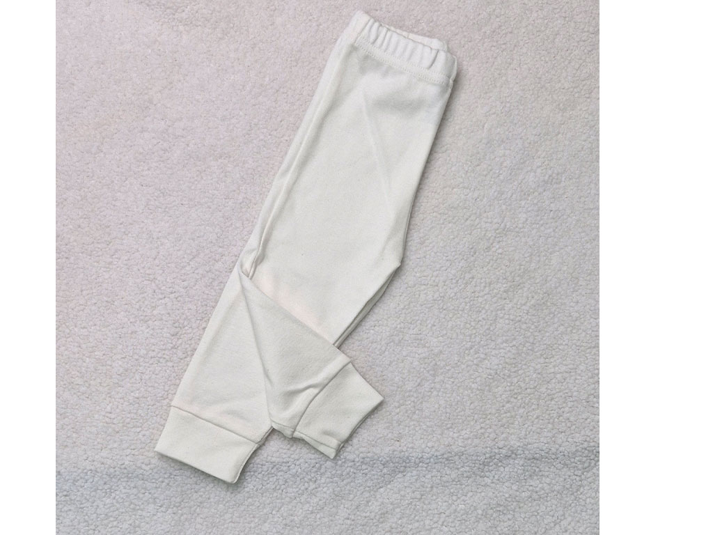شلوار راحتی نوزادی سفید رنگ