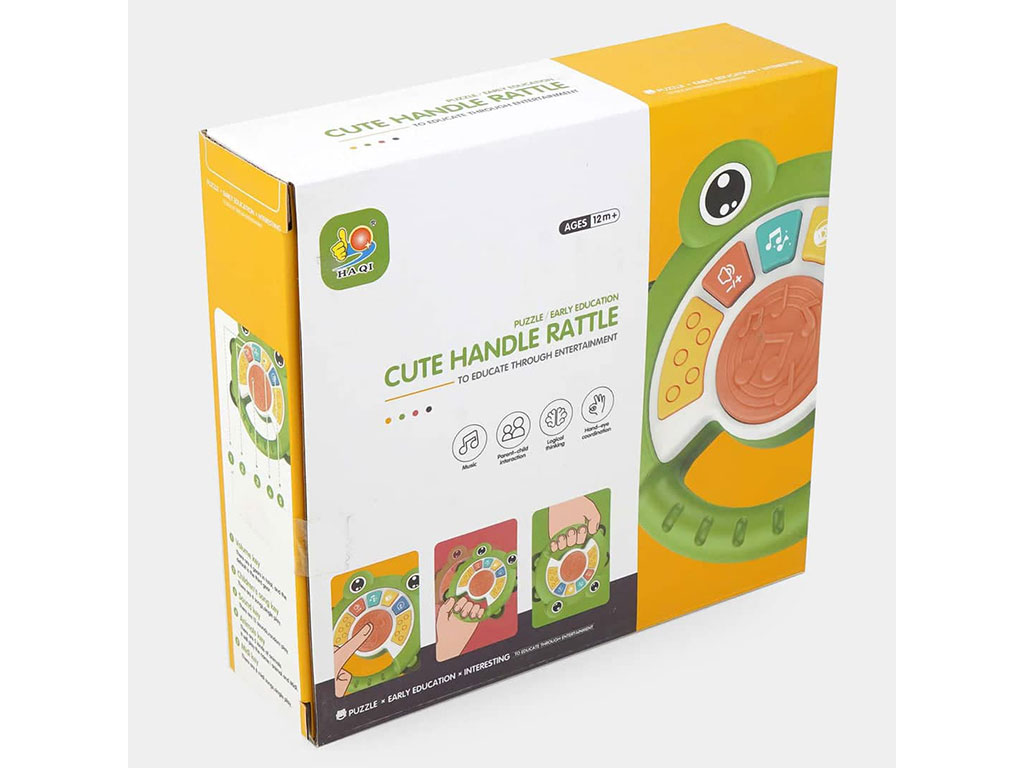 جعبه جغجغه موزیکال طرح قورباغه