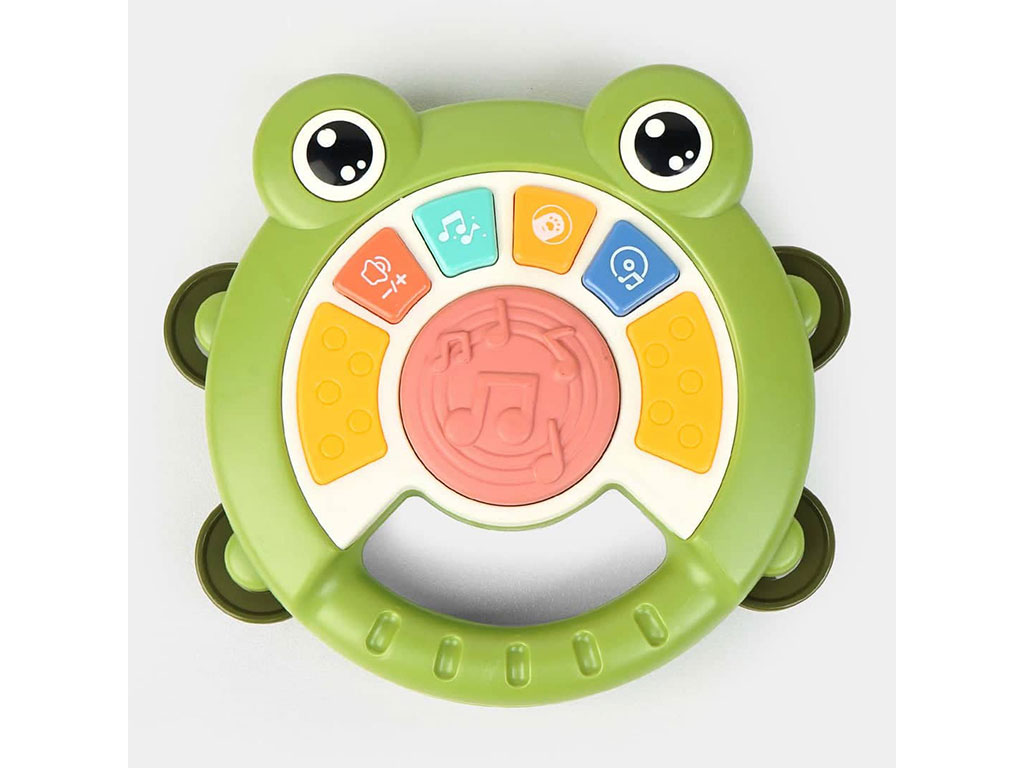 جعبه جغجغه موزیکال طرح قورباغه