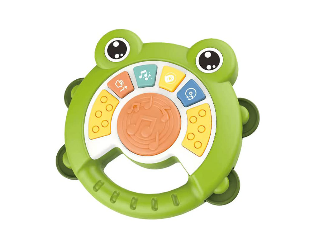 جعبه جغجغه موزیکال طرح قورباغه