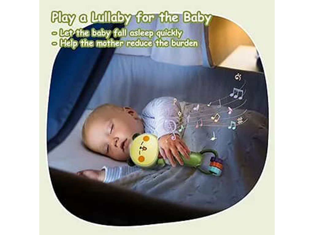 جغجغه دندانگیر نوزادی موزیکال طرح گربه