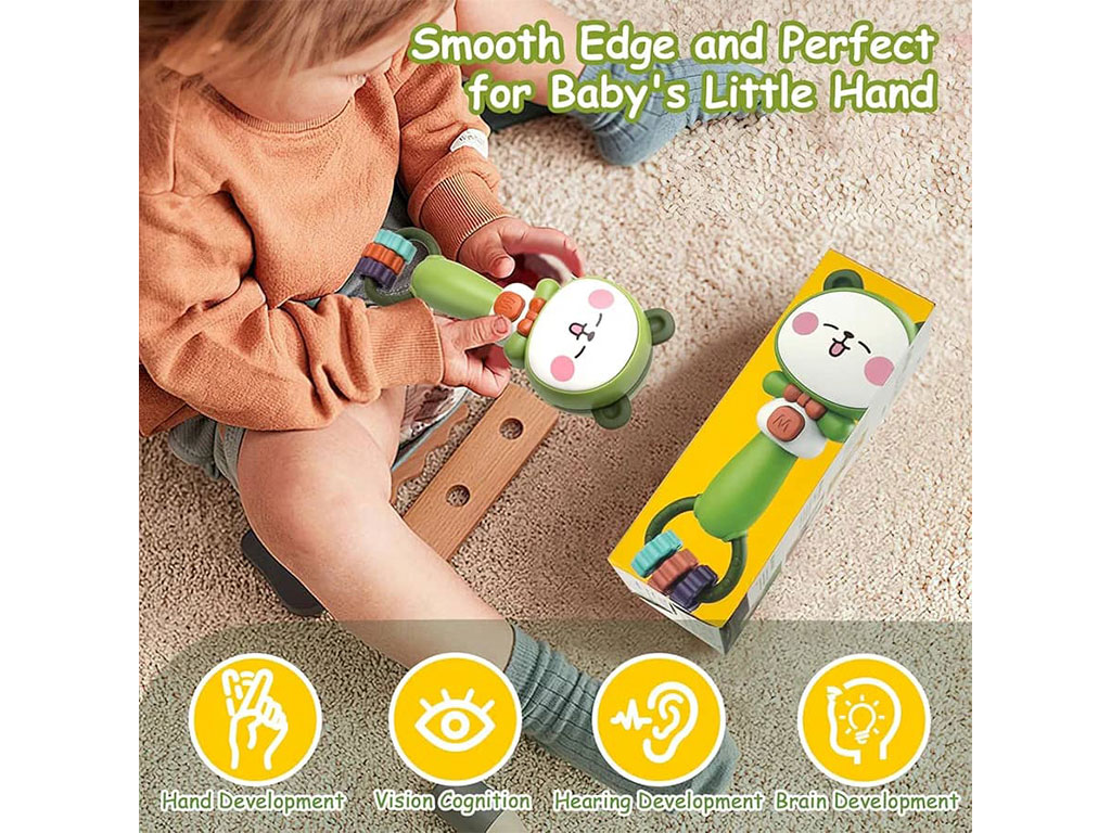 جغجغه دندانگیر نوزادی موزیکال طرح گربه