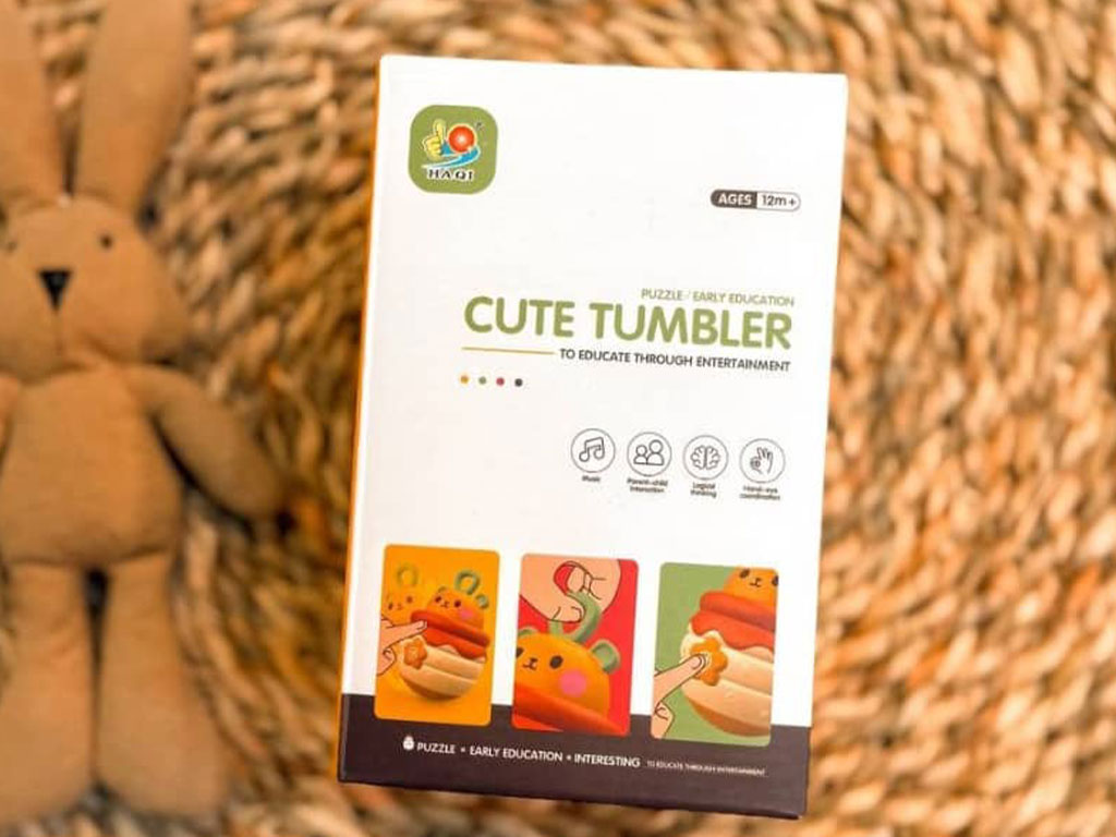 جغجغه تعادلی موزیکال طرح گربه موزیکال اسباب بازی