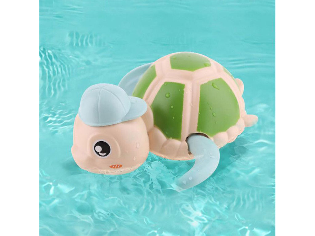 اسباب بازی داخل حمام لاک پشت کوکی کلاه دار