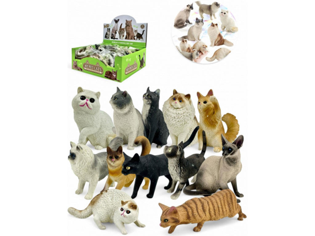 فیگور حیوانات مدل گربه اسباب بازی (تکی/سایز کوچک)