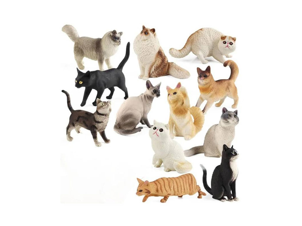 فیگور حیوانات مدل گربه اسباب بازی (تکی/سایز کوچک)