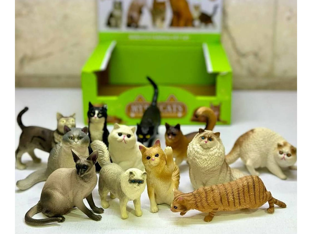 فیگور حیوانات مدل گربه اسباب بازی (تکی/سایز کوچک)