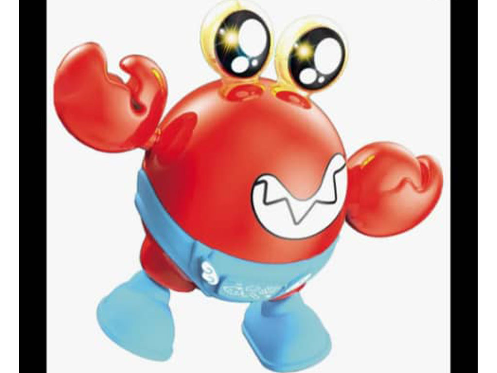 عروسک آقای خرچنگ موزیکال، چراغ دار و رقاص اسباب بازی