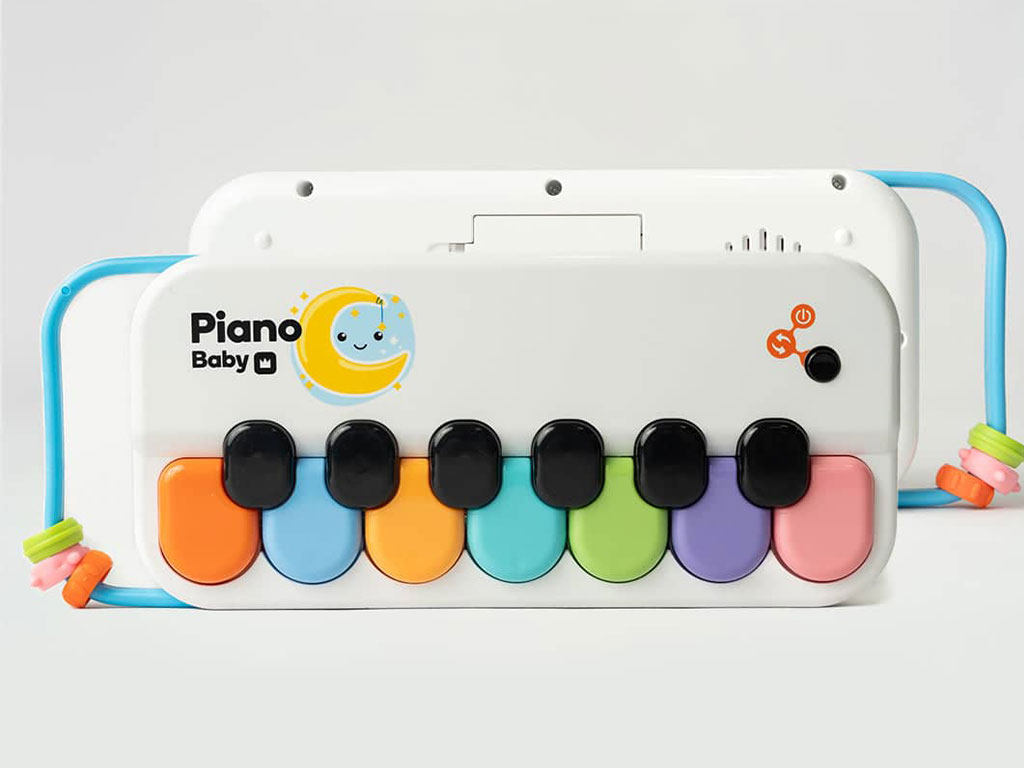 پیانو موزیکال 13 کلیده دارای دسته baby