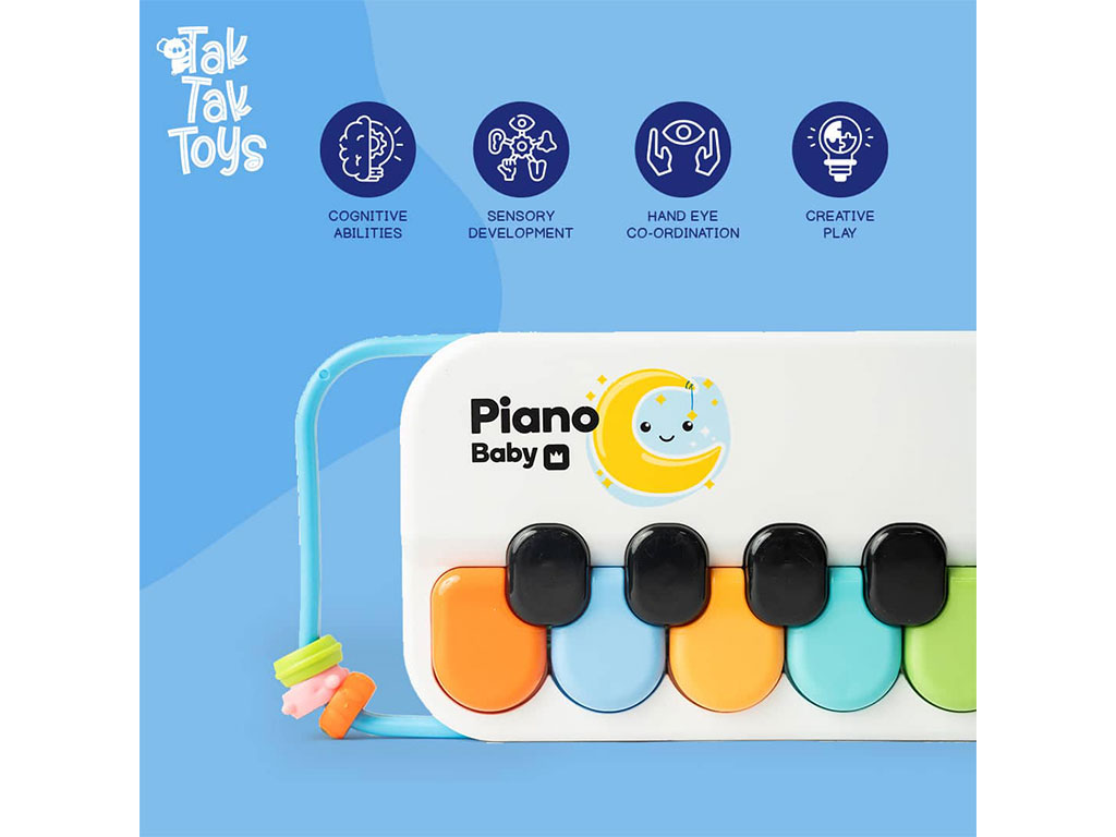 پیانو موزیکال 13 کلیده دارای دسته baby