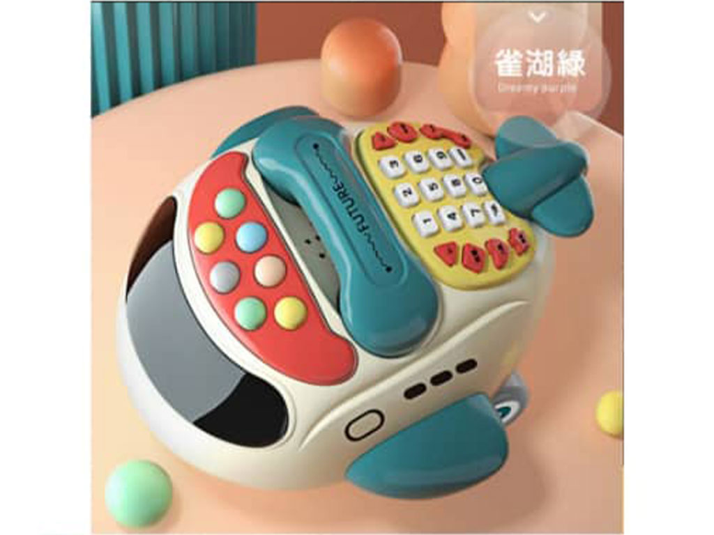 تلفن موزیکال طرح هواپیما اسباب بازی