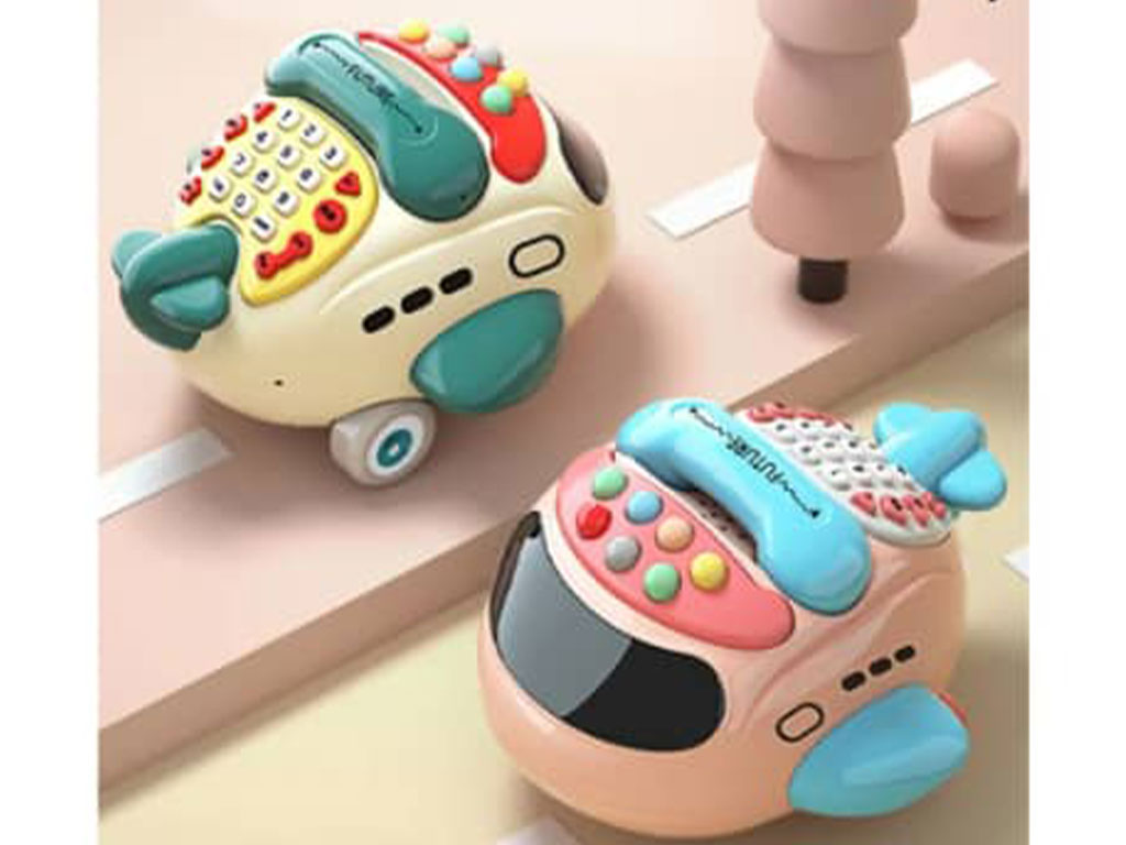 تلفن موزیکال طرح هواپیما اسباب بازی