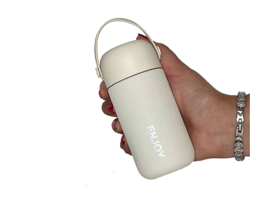 مینی تراول ماگ  استیل حجم 100میلی لیتر بند دار