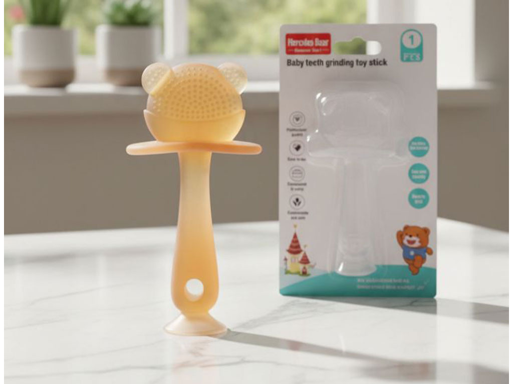 دندانگیر سیلیکونی پایه دار طرح تدی