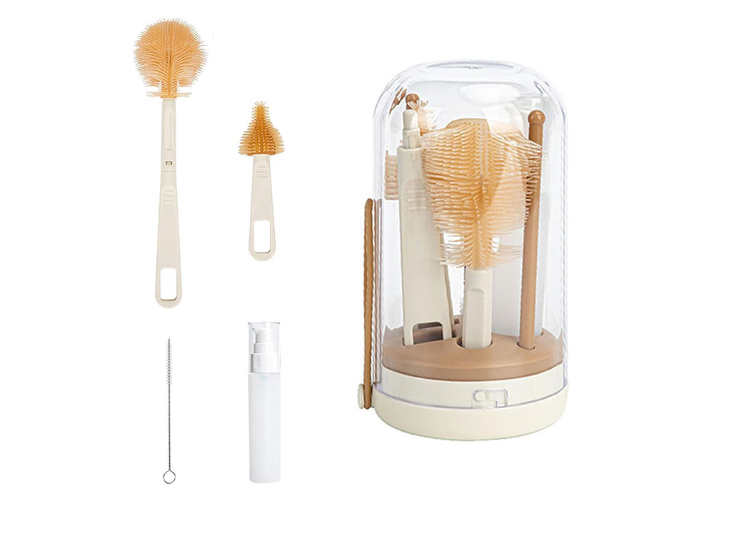 شیشه شور سیلیکونی قاب دار کارتابل لوازم نوزاد و کودک