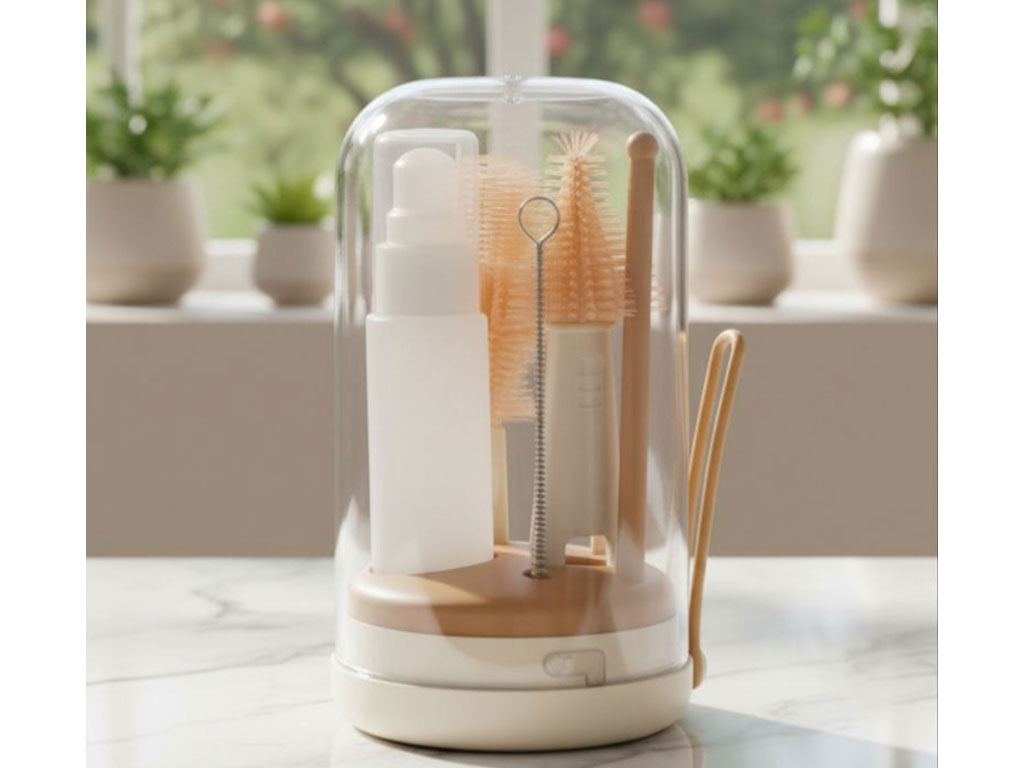 شیشه شور سیلیکونی قاب دار کارتابل لوازم نوزاد و کودک