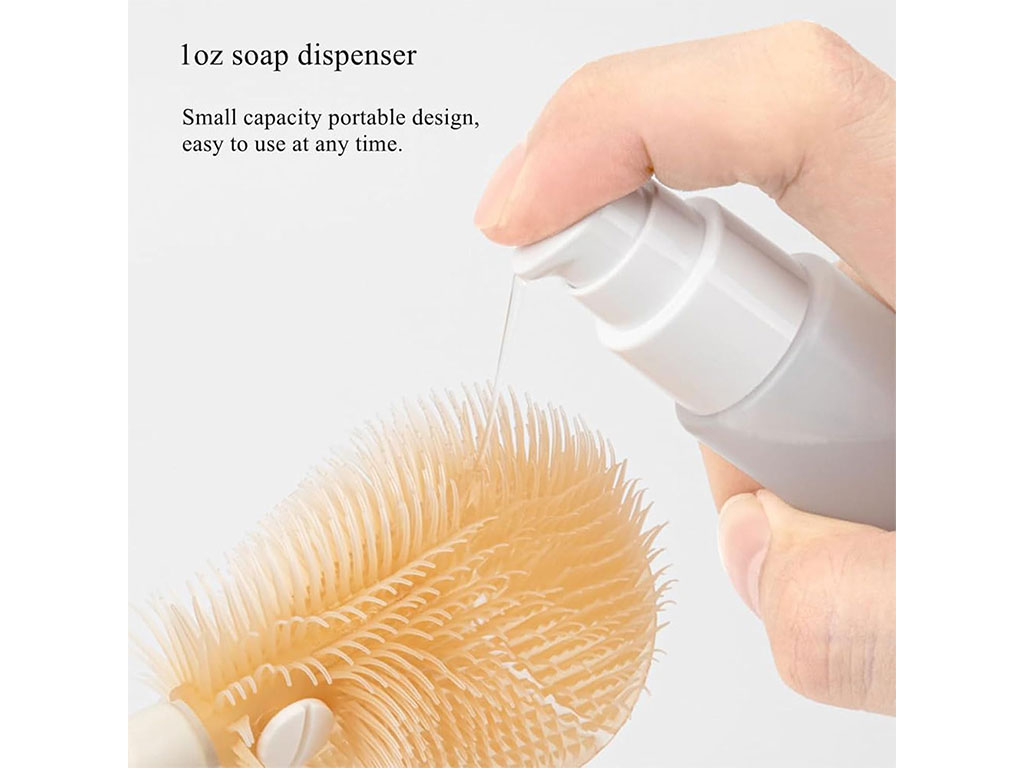 شیشه شور سیلیکونی قاب دار کارتابل لوازم نوزاد و کودک